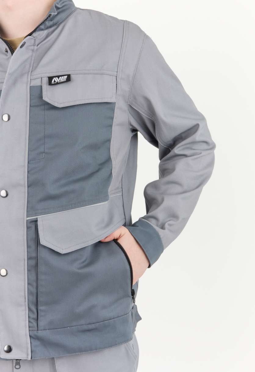 Костюм ИТР NEW ENERGY Антарес, серый/т.серый