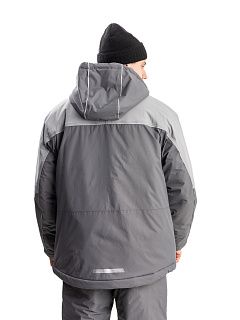 Альфа костюм с полукомбинезоном ORION Active, зимний -35, графит-св.серый