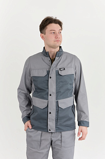 Костюм ИТР NEW ENERGY Антарес, серый/т.серый